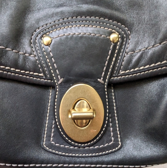 COACH Legacy Black Leather Hobo Ali Handbag - Picture 4 of 10